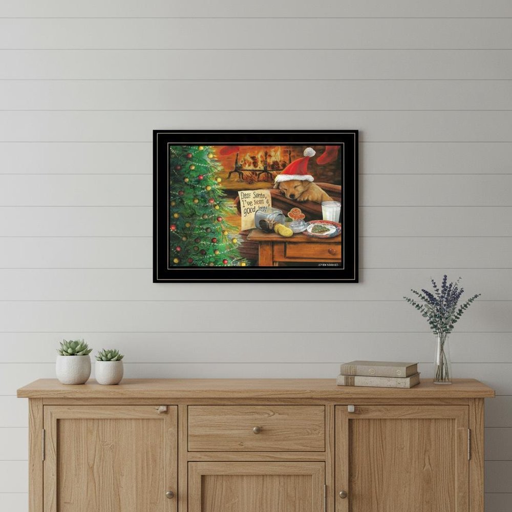 Ive Been A Good Boy 3 Black Framed Print Wall Art HomeRoots