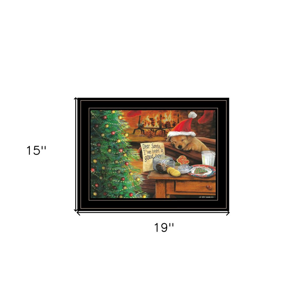 Ive Been A Good Boy 3 Black Framed Print Wall Art HomeRoots