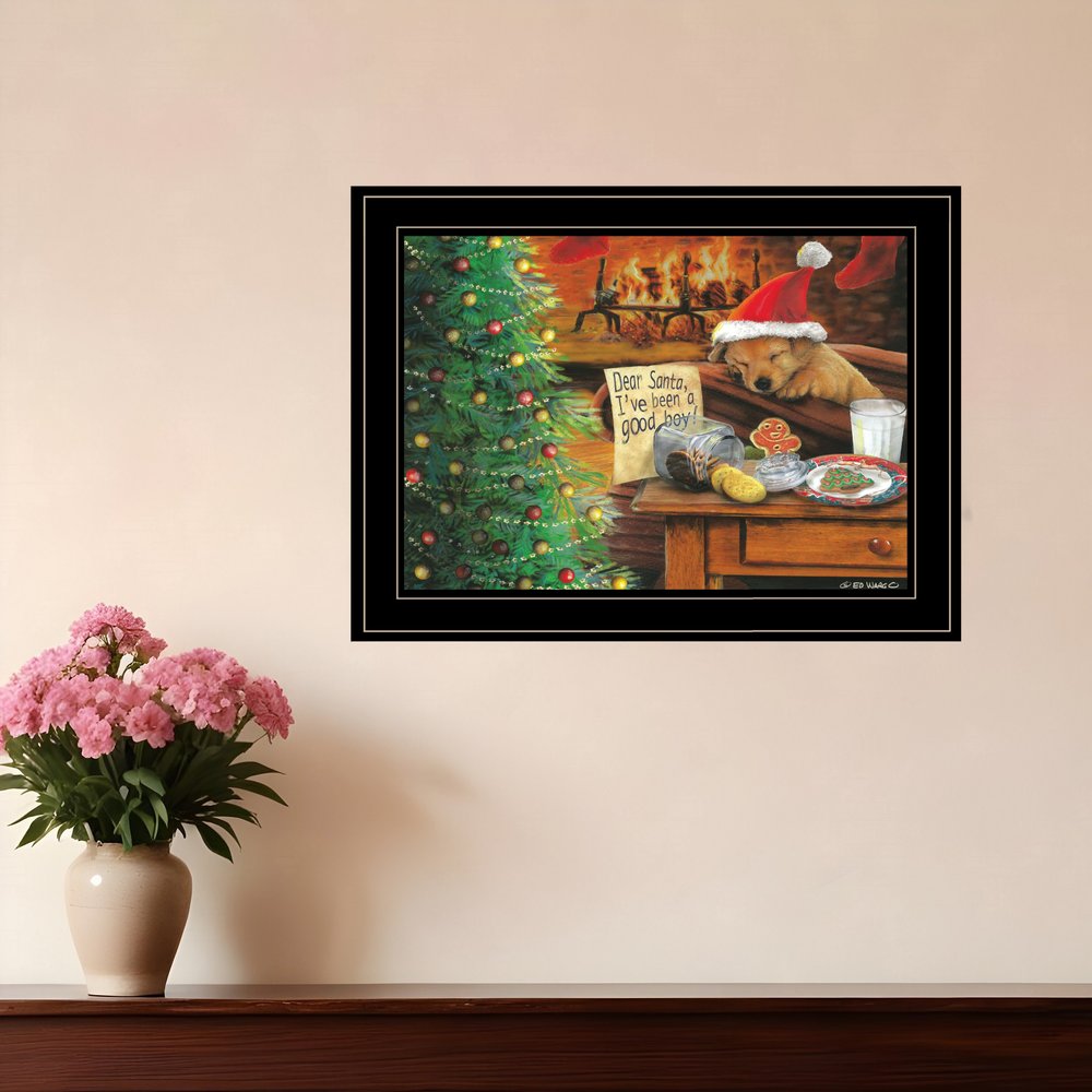 Ive Been A Good Boy 3 Black Framed Print Wall Art HomeRoots