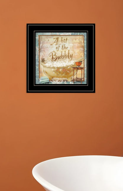 A Bit of Bubbly 2 Black Framed Print Bathroom Wall Art HomeRoots