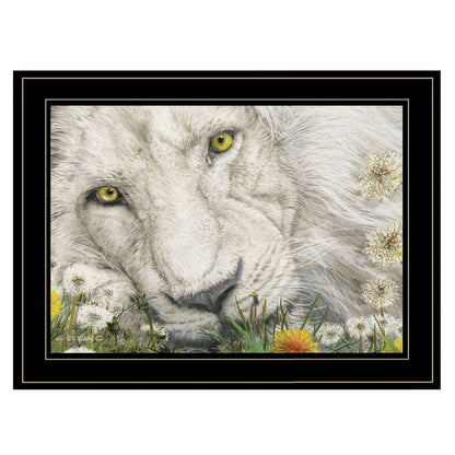Dandy Lion 3 Black Framed Print Wall Art HomeRoots