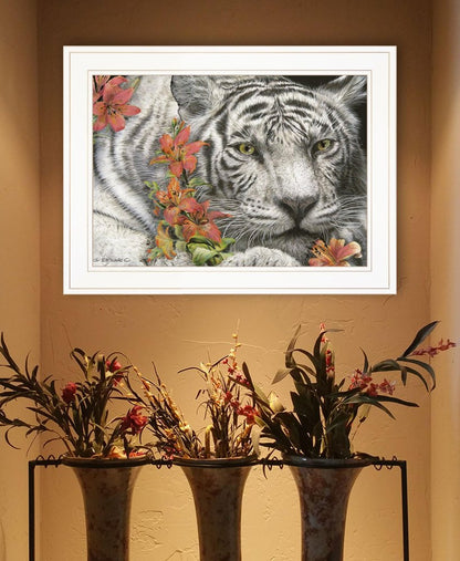 Tiger Lily 2 White Framed Print Wall Art HomeRoots