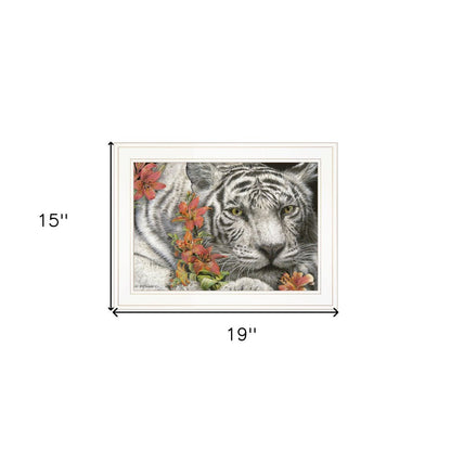 Tiger Lily 2 White Framed Print Wall Art HomeRoots