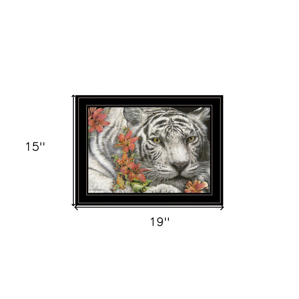 Tiger Lily 3 Black Framed Print Wall Art HomeRoots