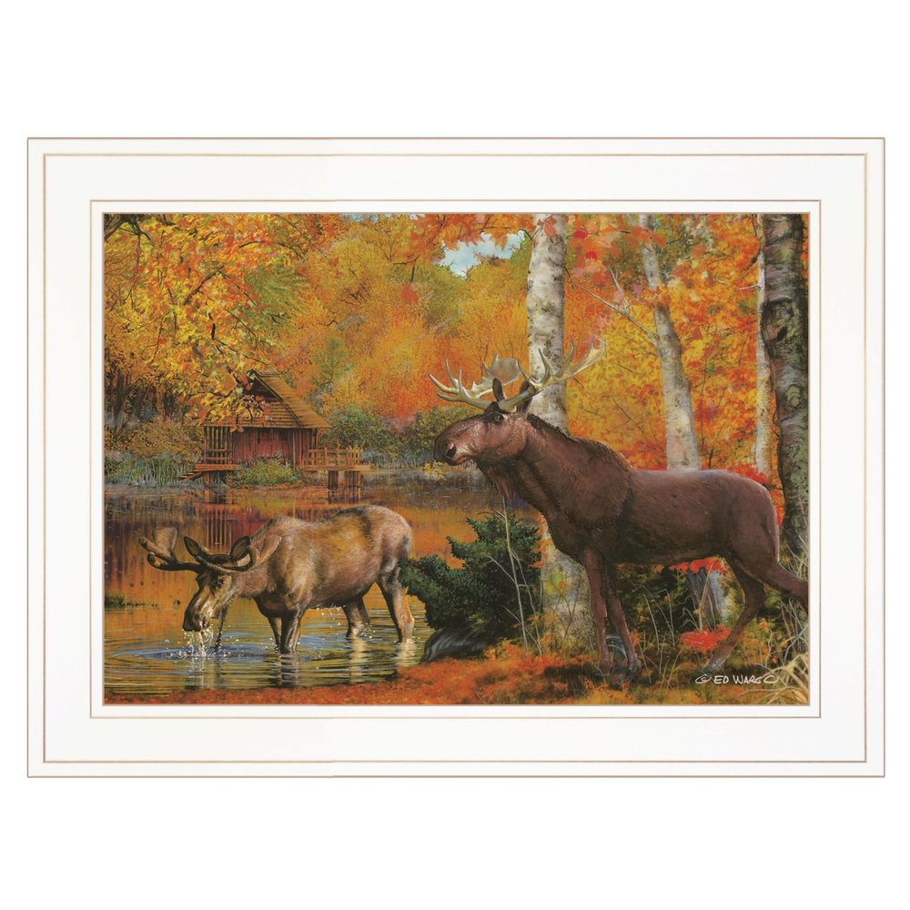 Peaceful Retreat 2 White Framed Print Wall Art HomeRoots