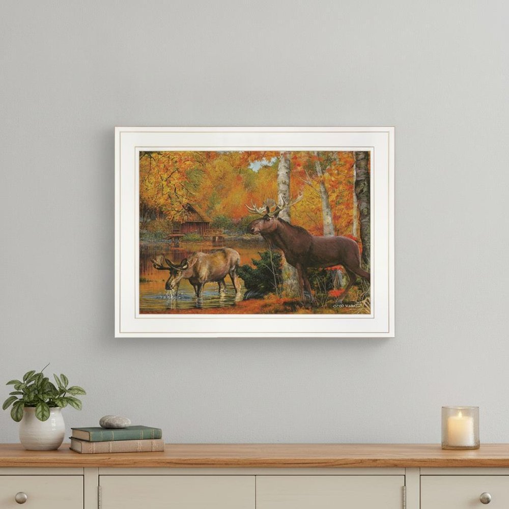 Peaceful Retreat 2 White Framed Print Wall Art HomeRoots