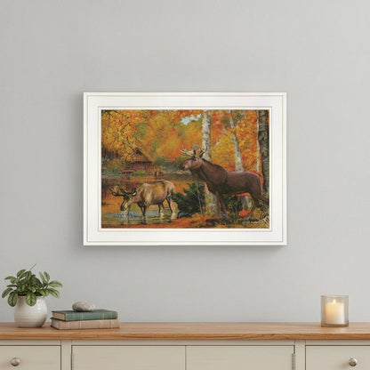 Peaceful Retreat 2 White Framed Print Wall Art HomeRoots