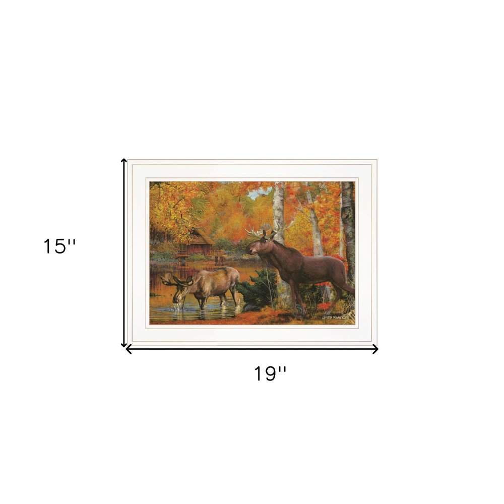 Peaceful Retreat 2 White Framed Print Wall Art HomeRoots
