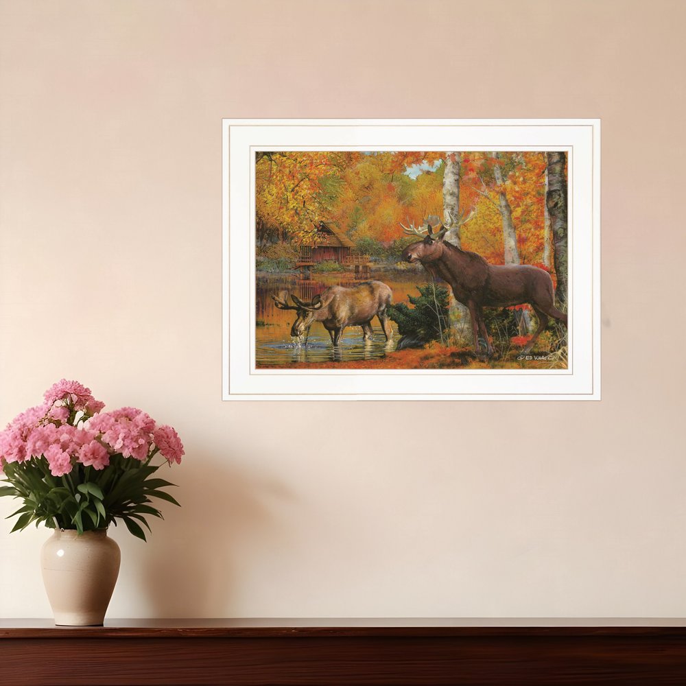 Peaceful Retreat 2 White Framed Print Wall Art HomeRoots