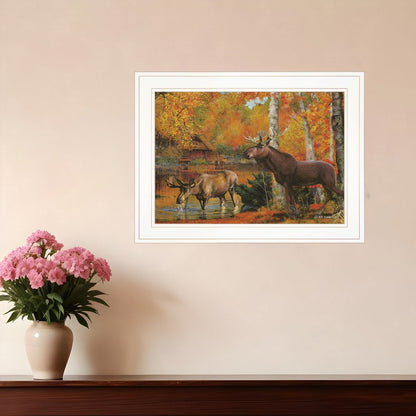 Peaceful Retreat 2 White Framed Print Wall Art HomeRoots
