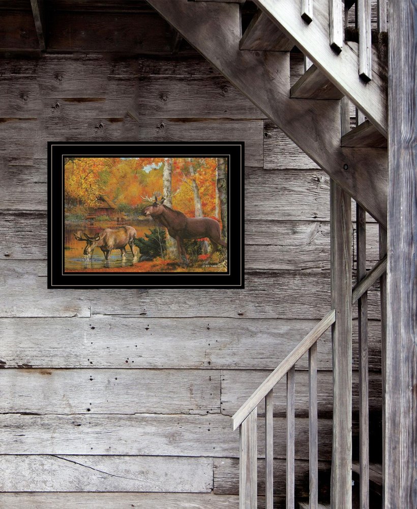 Peaceful Retreat 3 Black Framed Print Wall Art HomeRoots