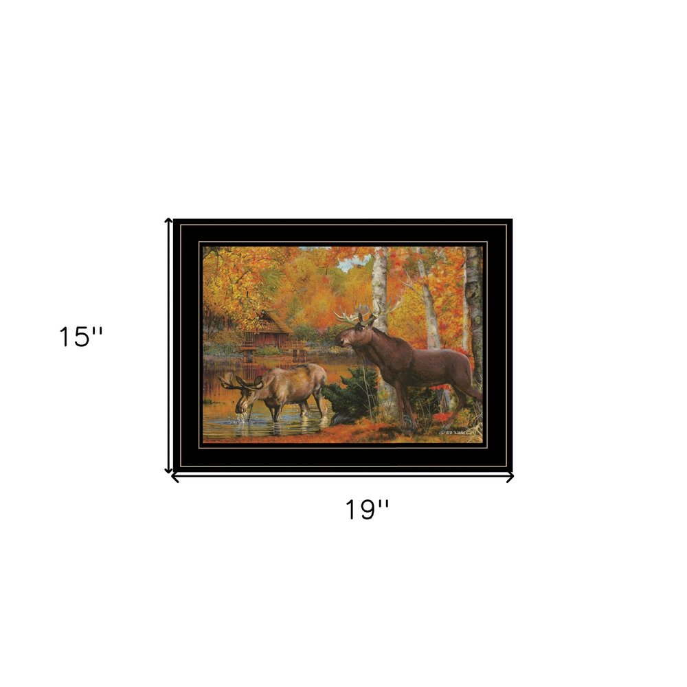 Peaceful Retreat 3 Black Framed Print Wall Art HomeRoots