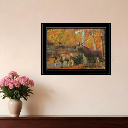 Peaceful Retreat 3 Black Framed Print Wall Art HomeRoots