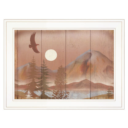 Full Moon I 1 White Framed Print Wall Art HomeRoots