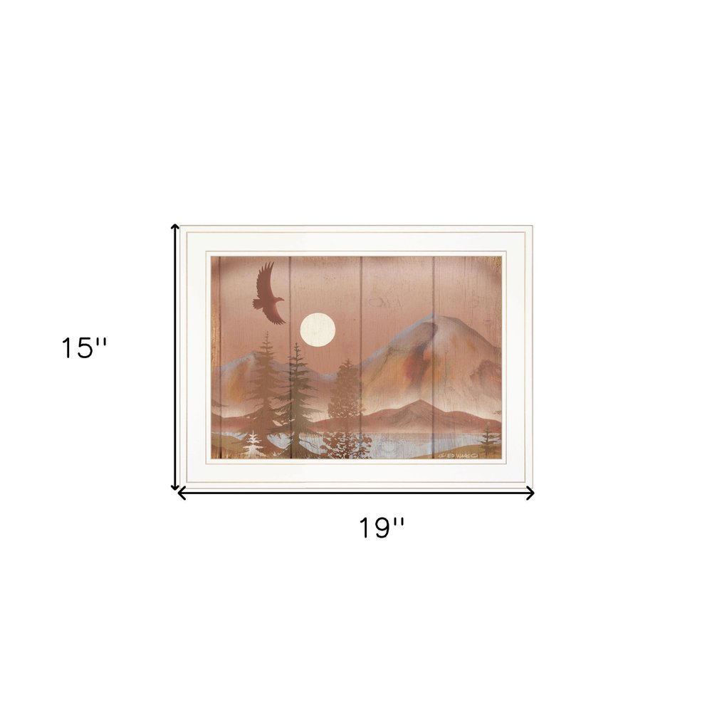 Full Moon I 1 White Framed Print Wall Art HomeRoots