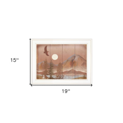 Full Moon I 1 White Framed Print Wall Art HomeRoots