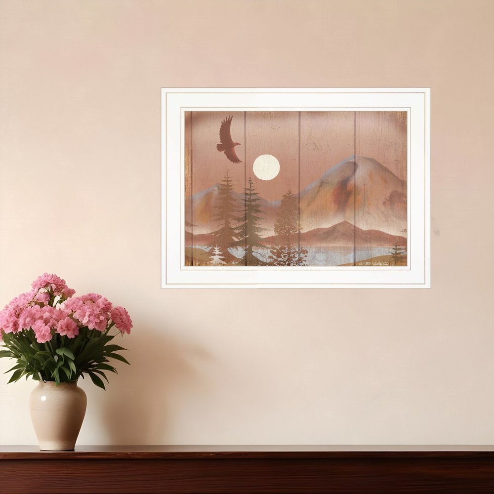 Full Moon I 1 White Framed Print Wall Art HomeRoots