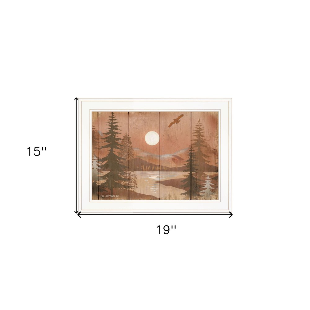 Full Moon II White Framed Print Wall Art HomeRoots