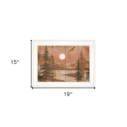 Full Moon II White Framed Print Wall Art HomeRoots