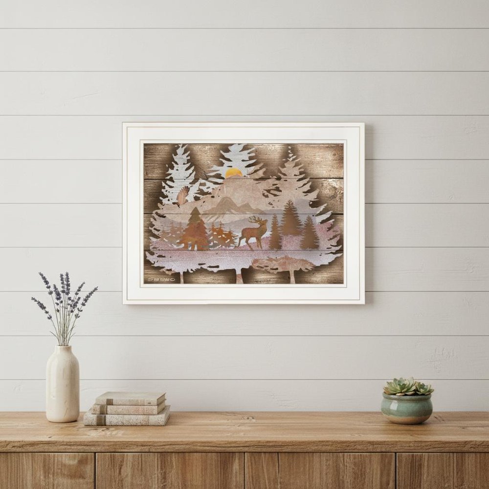Great Outdoors I 2 White Framed Print Wall Art HomeRoots