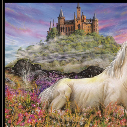 Royal Unicorn 3 Black Framed Print Wall Art HomeRoots