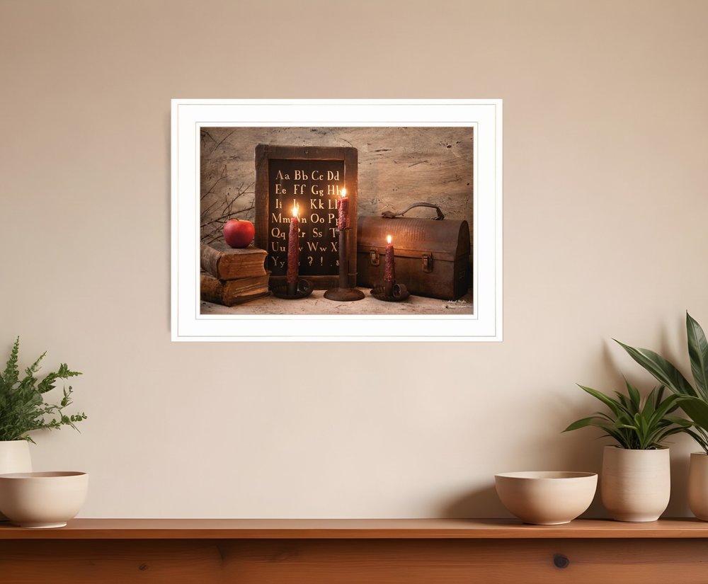 School Nights 2 White Framed Print Wall Art HomeRoots