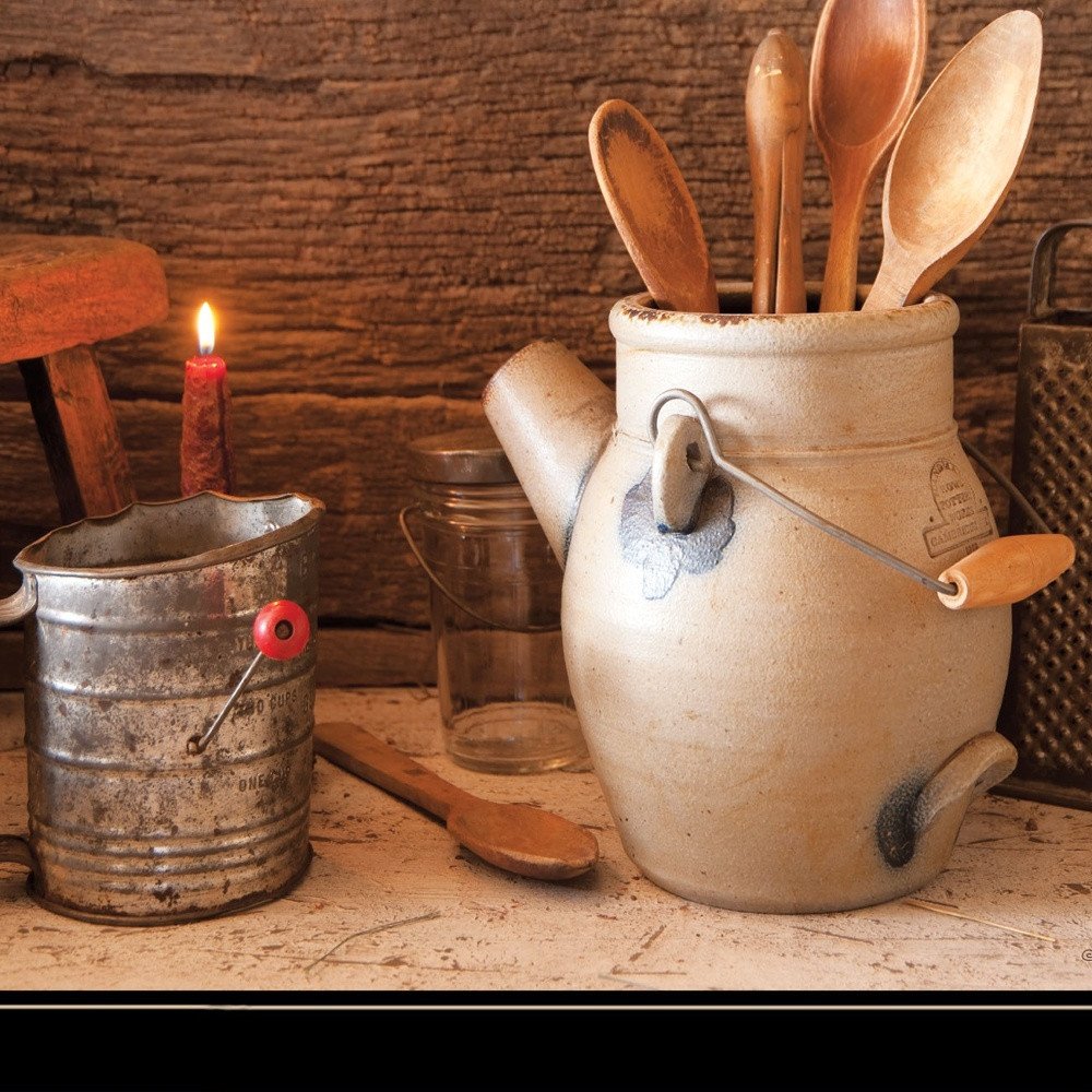Grandmas Kitchen Tools 3 Black Framed Print Kitchen Wall Art HomeRoots