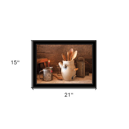 Grandmas Kitchen Tools 3 Black Framed Print Kitchen Wall Art HomeRoots