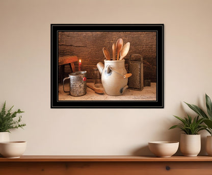 Grandmas Kitchen Tools 3 Black Framed Print Kitchen Wall Art HomeRoots