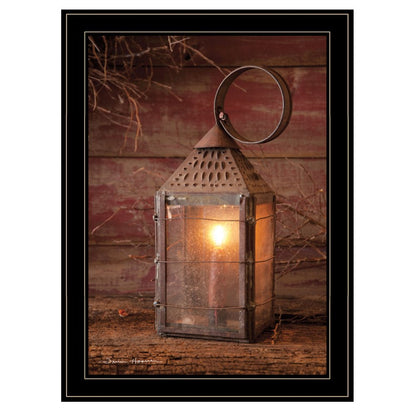 Innkeepers Lantern 1 Black Framed Print Wall Art HomeRoots