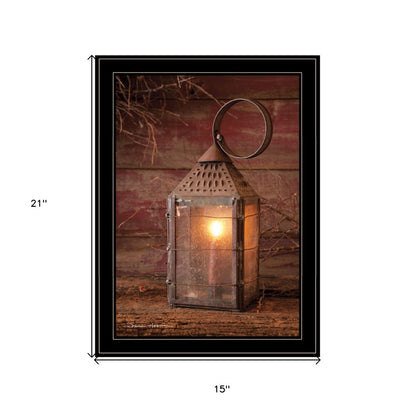 Innkeepers Lantern 1 Black Framed Print Wall Art HomeRoots