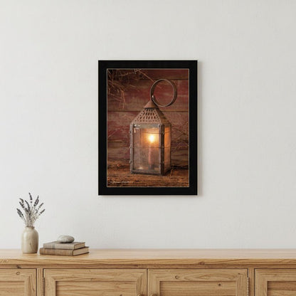 Innkeepers Lantern 2 Black Framed Print Wall Art HomeRoots