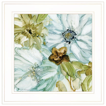 Sea glass Garden I 2 White Framed Print Wall Art HomeRoots
