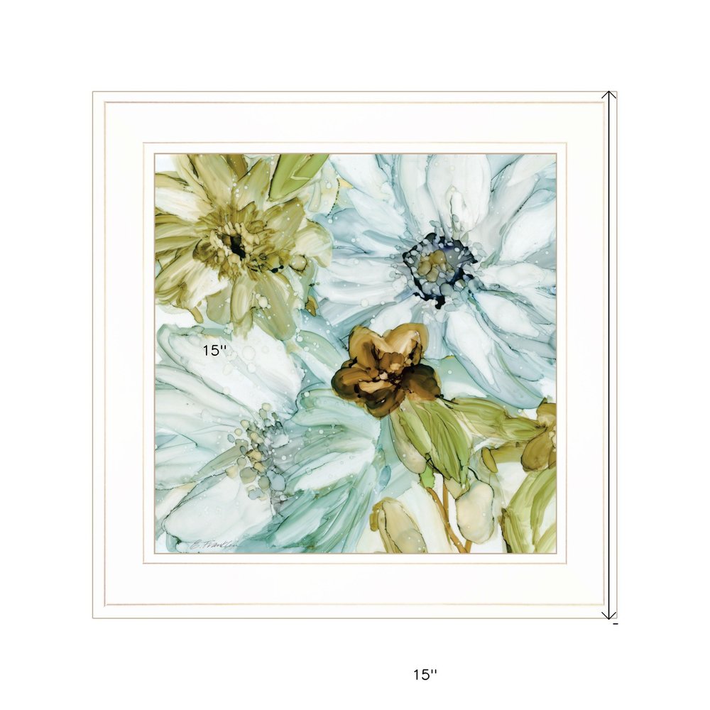 Sea glass Garden I 2 White Framed Print Wall Art HomeRoots
