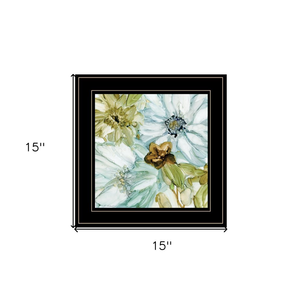 Sea glass Garden I 3 Black Framed Print Wall Art HomeRoots