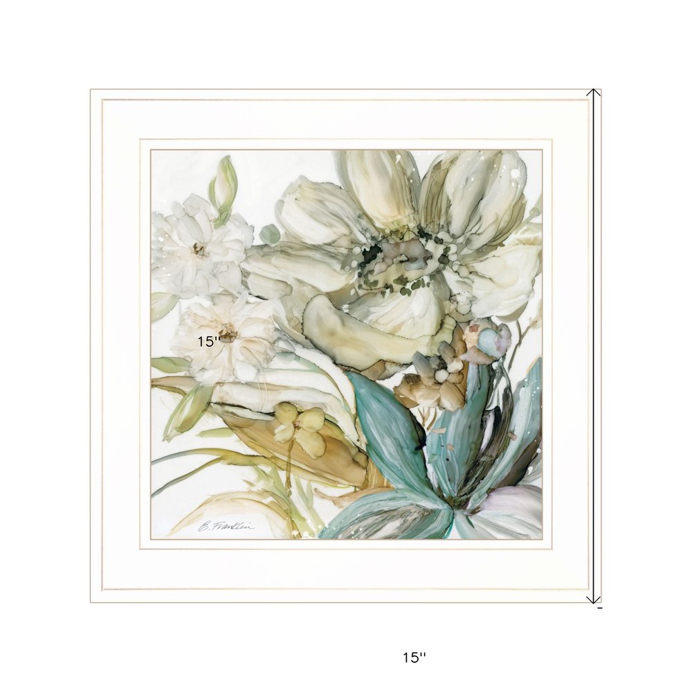Sea glass Garden II 2 White Framed Print Wall Art HomeRoots