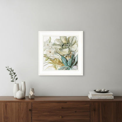 Sea glass Garden II 2 White Framed Print Wall Art HomeRoots