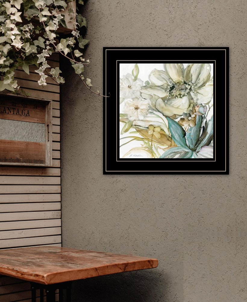 Sea glass Garden II 3 Black Framed Print Wall Art HomeRoots