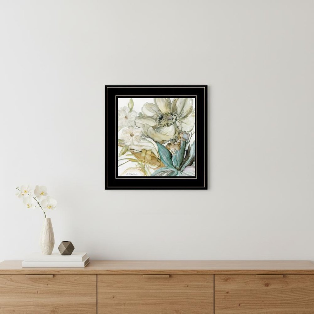 Sea glass Garden II 3 Black Framed Print Wall Art HomeRoots
