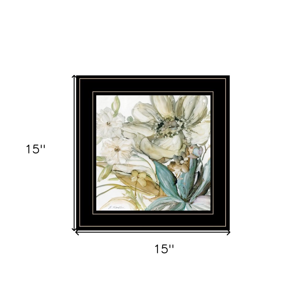 Sea glass Garden II 3 Black Framed Print Wall Art HomeRoots