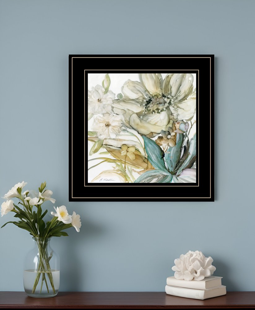 Sea glass Garden II 3 Black Framed Print Wall Art HomeRoots