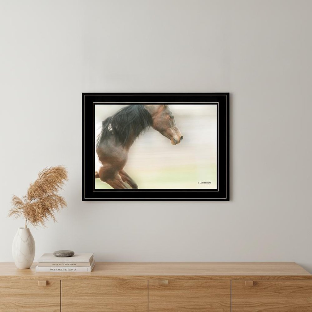 Leap Of Faith 3 Black Framed Print Wall Art HomeRoots