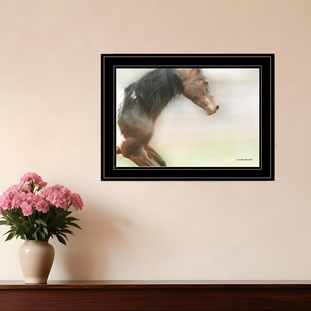 Leap Of Faith 3 Black Framed Print Wall Art HomeRoots
