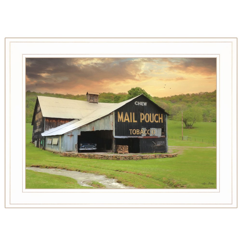 Mail Pouch Barn 4 White Framed Print Wall Art HomeRoots