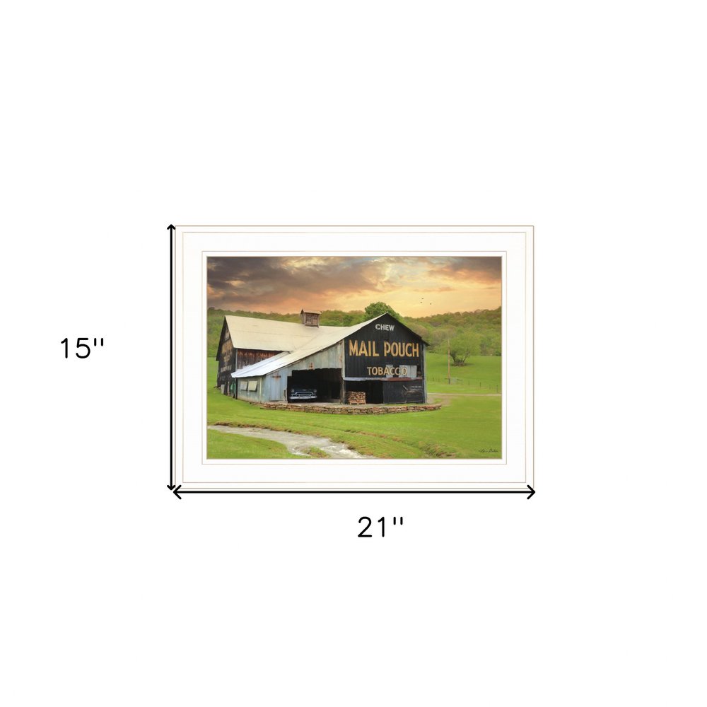 Mail Pouch Barn 4 White Framed Print Wall Art HomeRoots