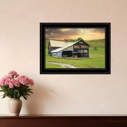 Mail Pouch Barn 5 Black Framed Print Wall Art HomeRoots