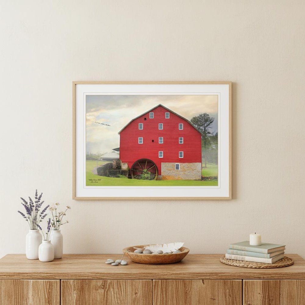 Willow Grove Mill 2 White Framed Print Wall Art HomeRoots