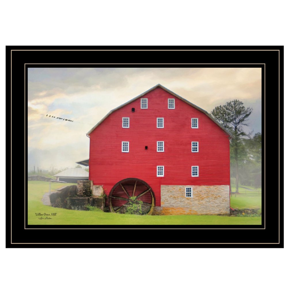 Willow Grove Mill 3 Black Framed Print Wall Art HomeRoots