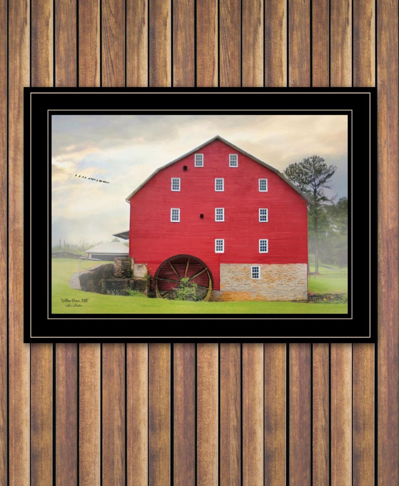 Willow Grove Mill 3 Black Framed Print Wall Art HomeRoots