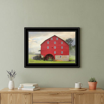 Willow Grove Mill 3 Black Framed Print Wall Art HomeRoots